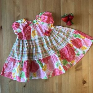 Baby Lulu NEW Etched Rose dress